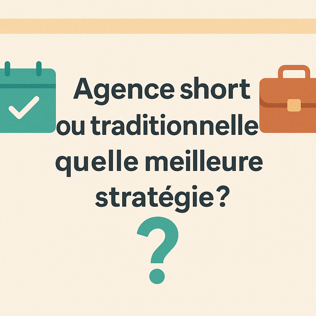 Agence short ou traditionnelle : quelle meilleure stratégie ?